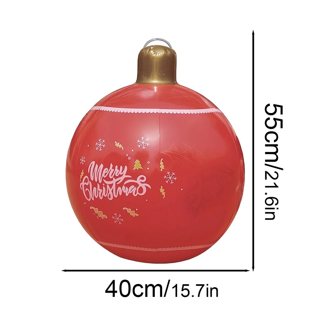 Grande Boule Gonflable Merry Christmas