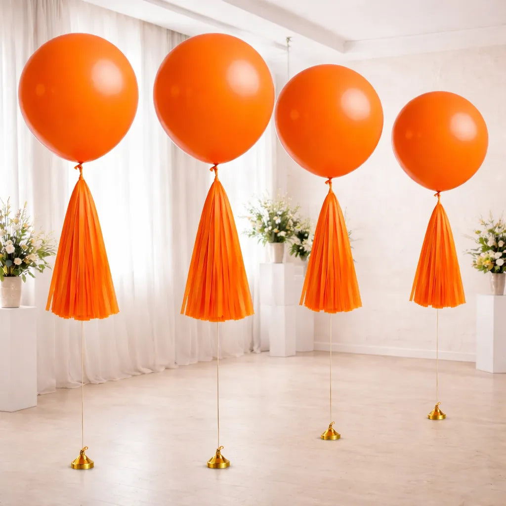 Gros Ballon Orange en Latex