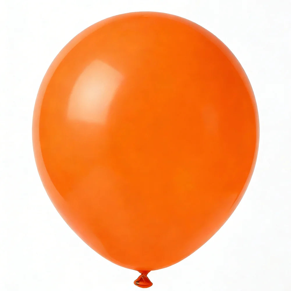 Gros Ballon Orange en Latex Unique
