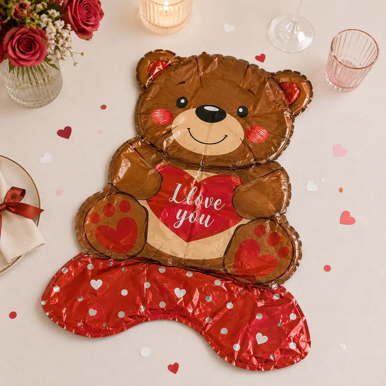 Gros Ballon Ours Brun Kawai