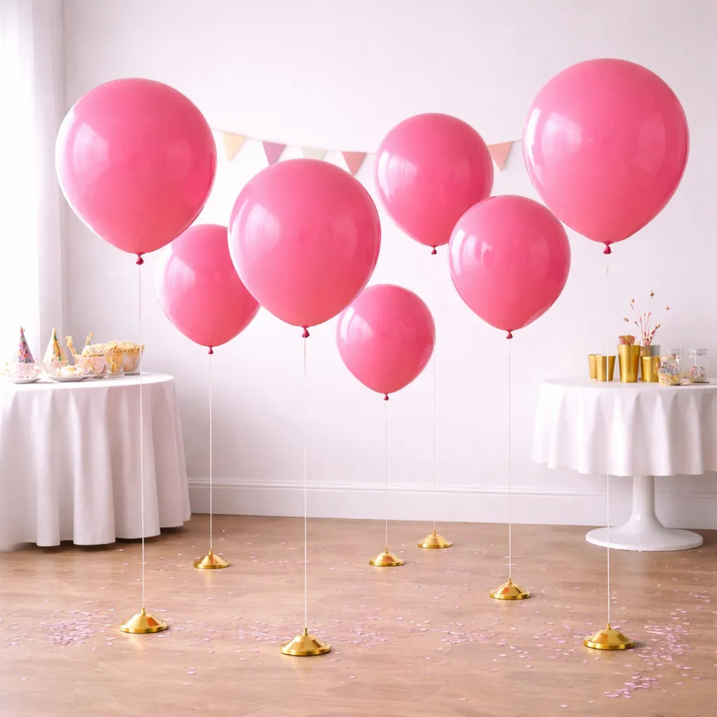 Gros Ballon Rose Vif Unique