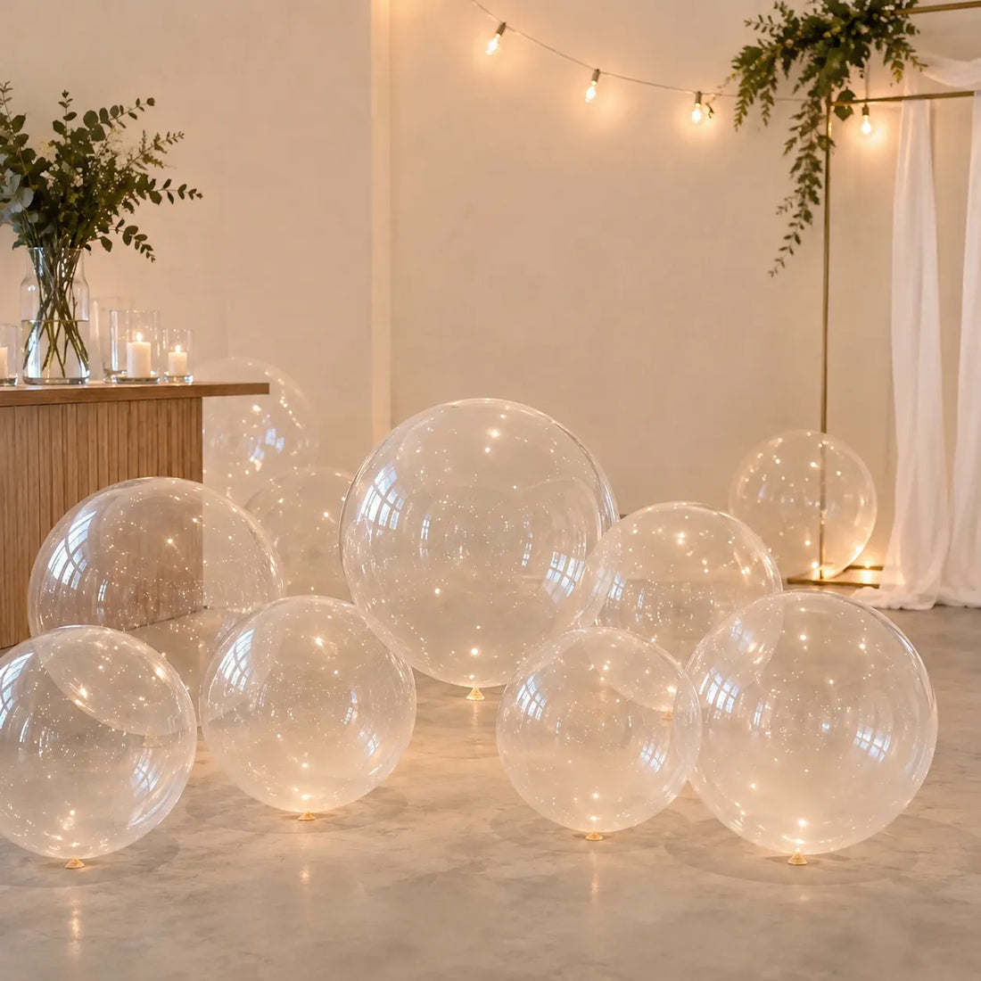 Gros Ballon Transparent Beau