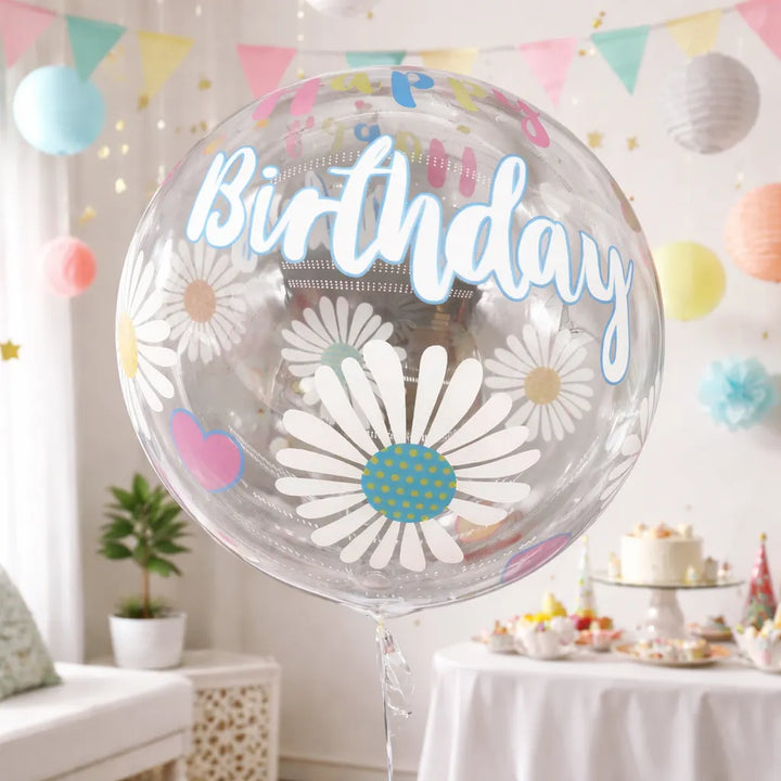 Gros Ballon Transparent Déco Anniversaire