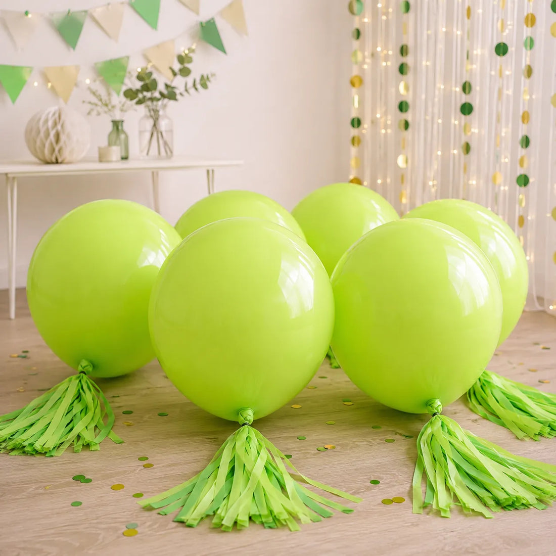 Gros Ballon Vert Clair Pratique