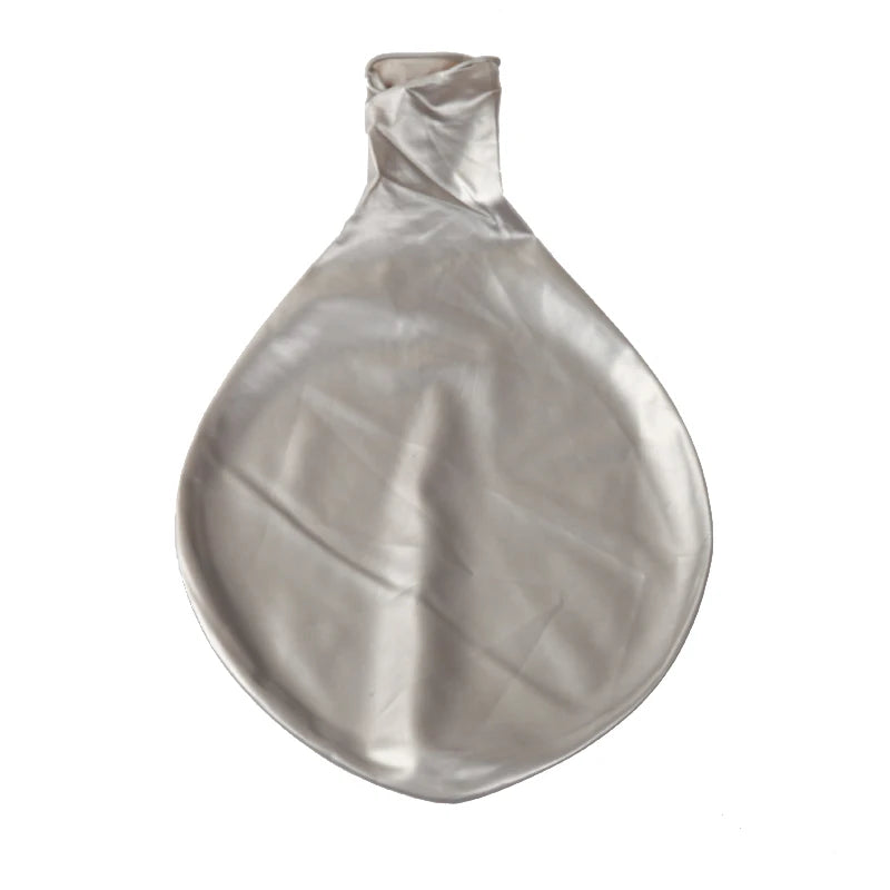 Gros Ballon de Fête Argenté Unique