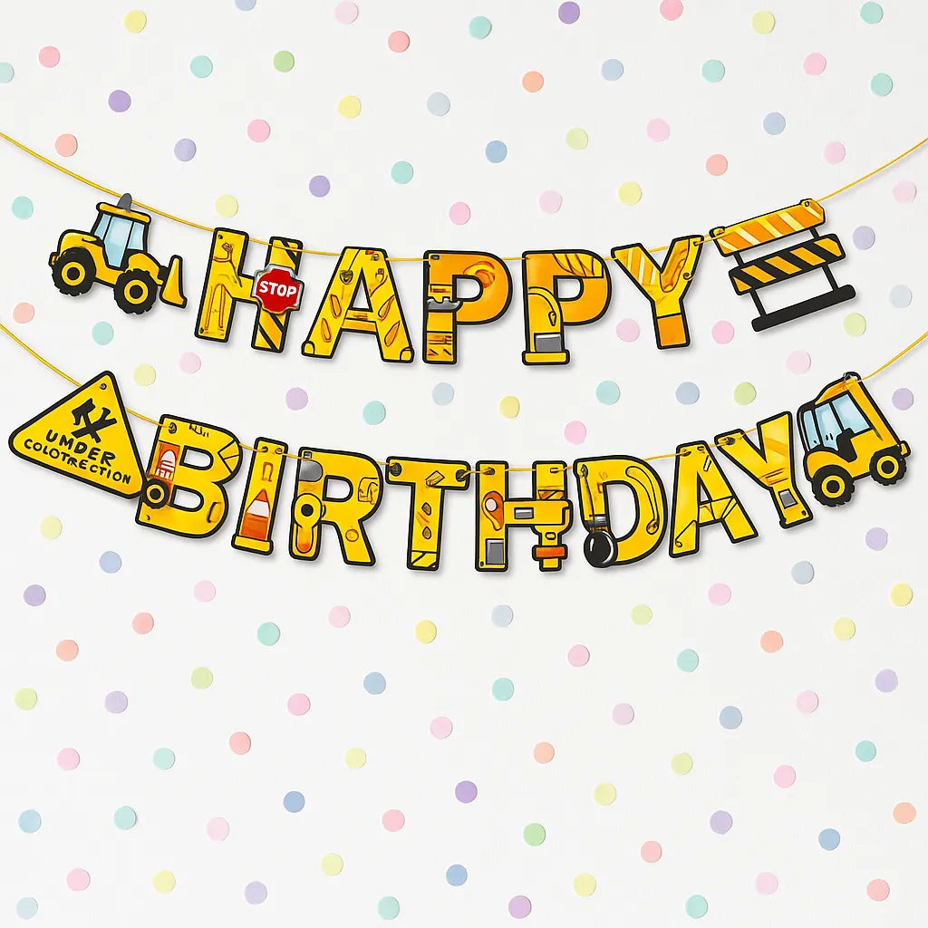 Guirlande Anniversaire Chantier