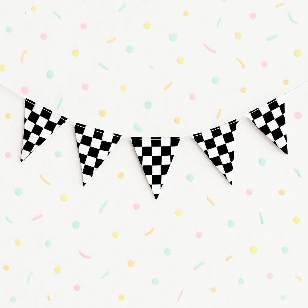 Guirlande Anniversaire Course De Voitures Design