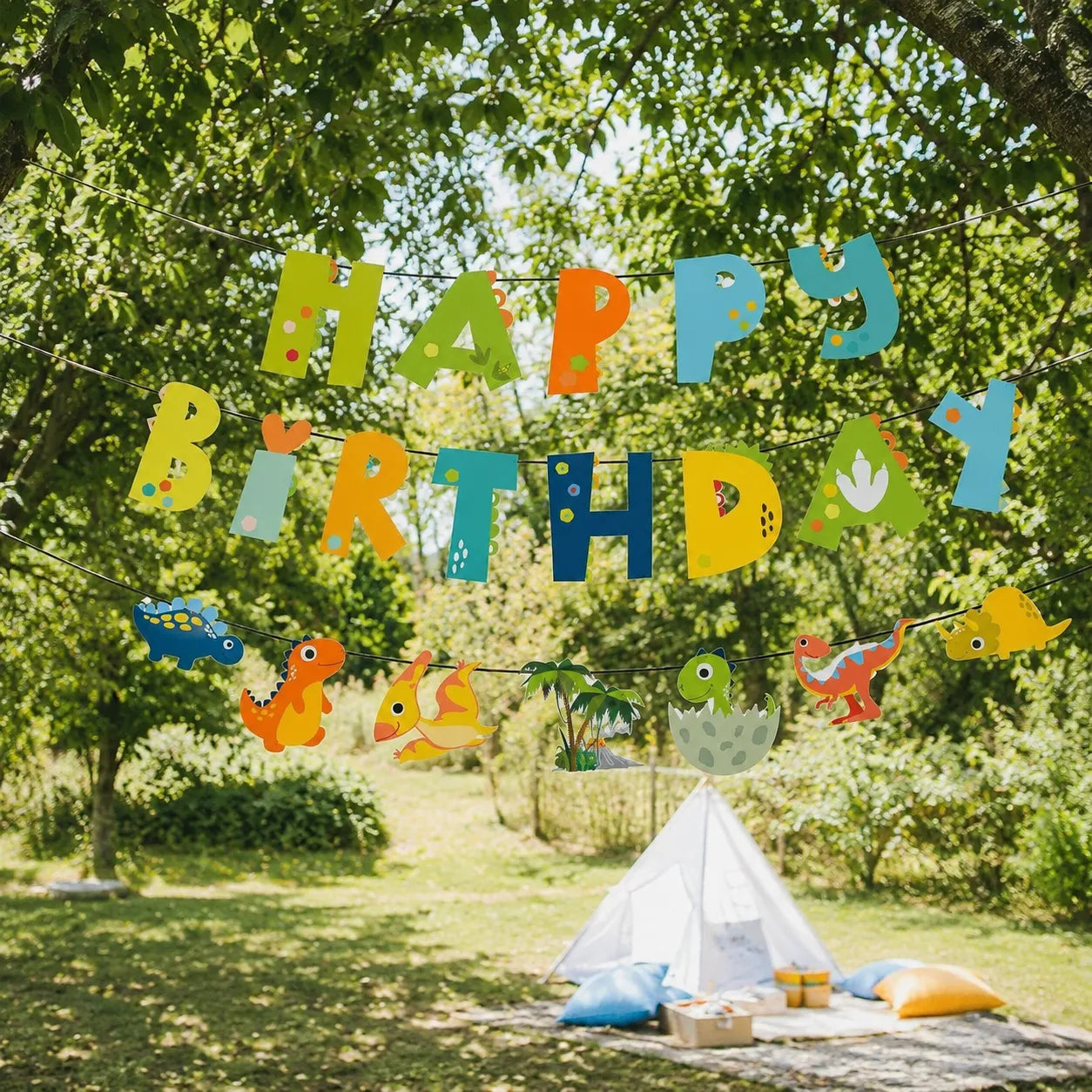 Guirlande Anniversaire Enfant Jungle 