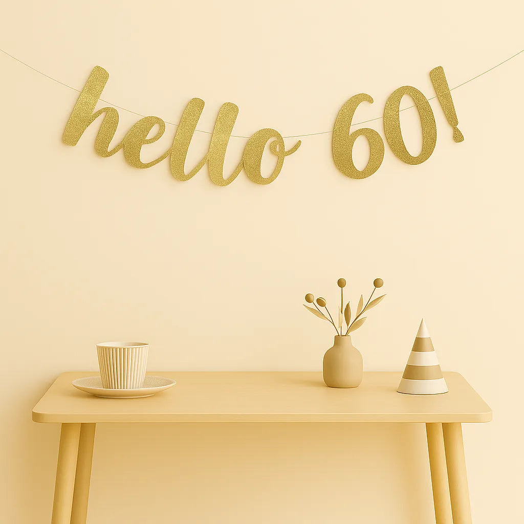 Guirlande Anniversaire Hello 60