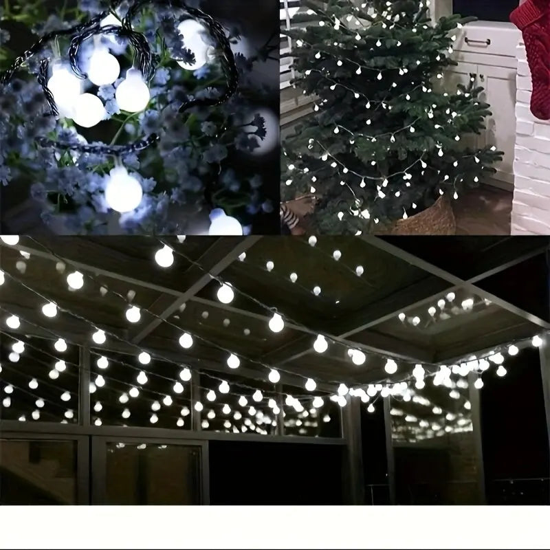 Guirlande Blanc Froid Solaire Lumineux