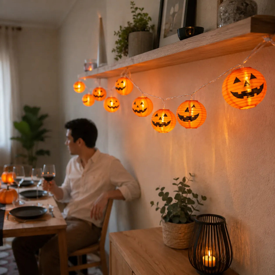 Guirlande Citrouille LED Cool