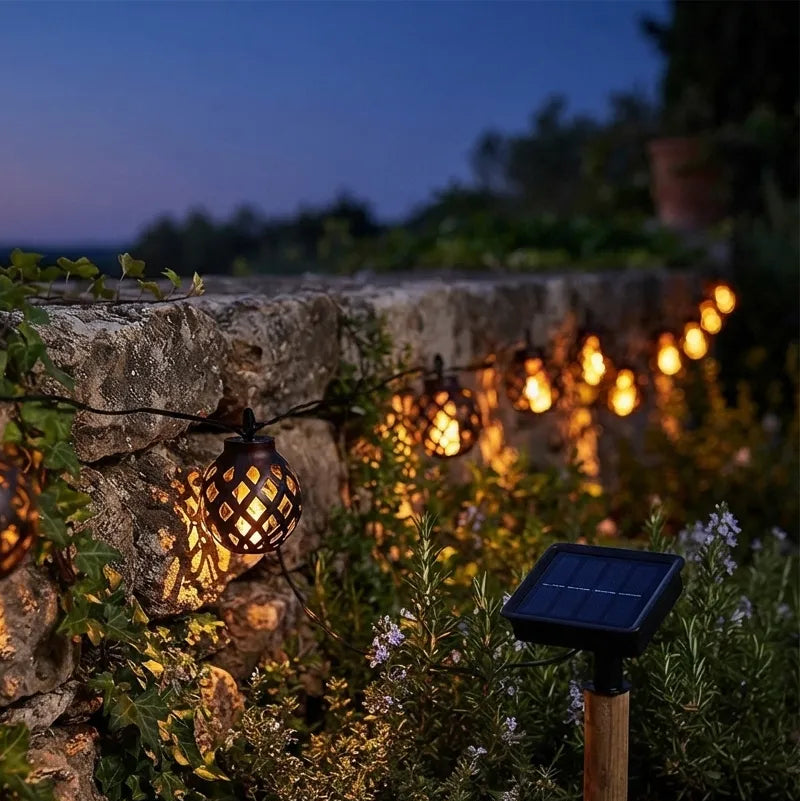 Guirlande De Boules Design Solaire Minimaliste