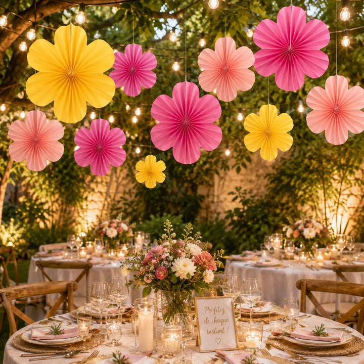 Guirlande De Fleurs en Papier chic