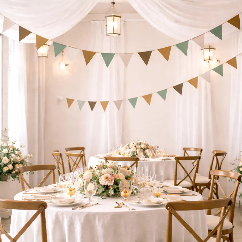 Guirlande à Fanions en Tissu