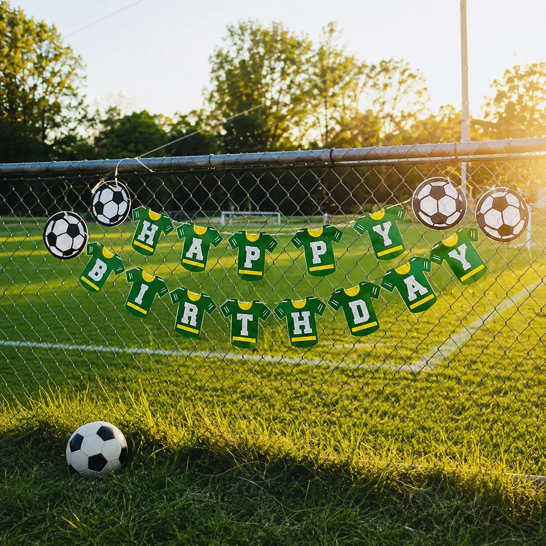 Guirlande Football Happy Birthday Sport