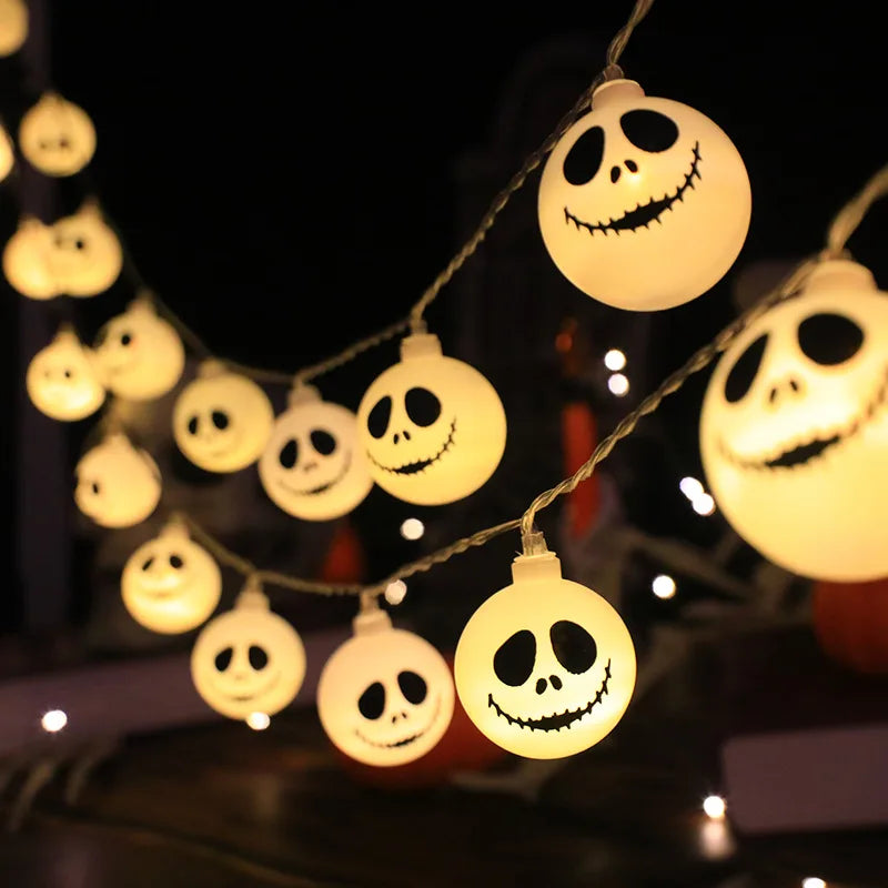 Guirlande Halloween Boules Fantôme