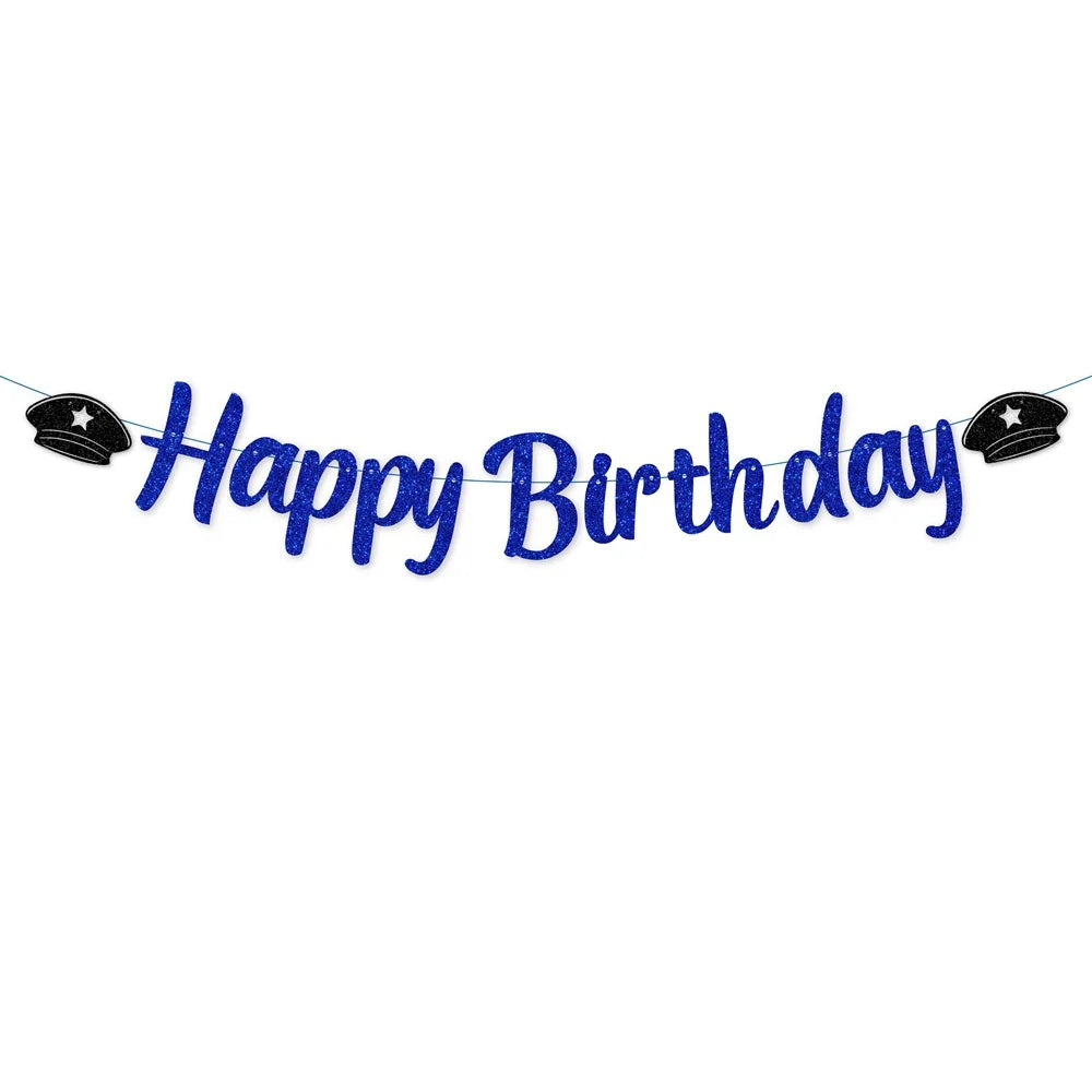 Guirlande_Happy_Birthday_Police Design