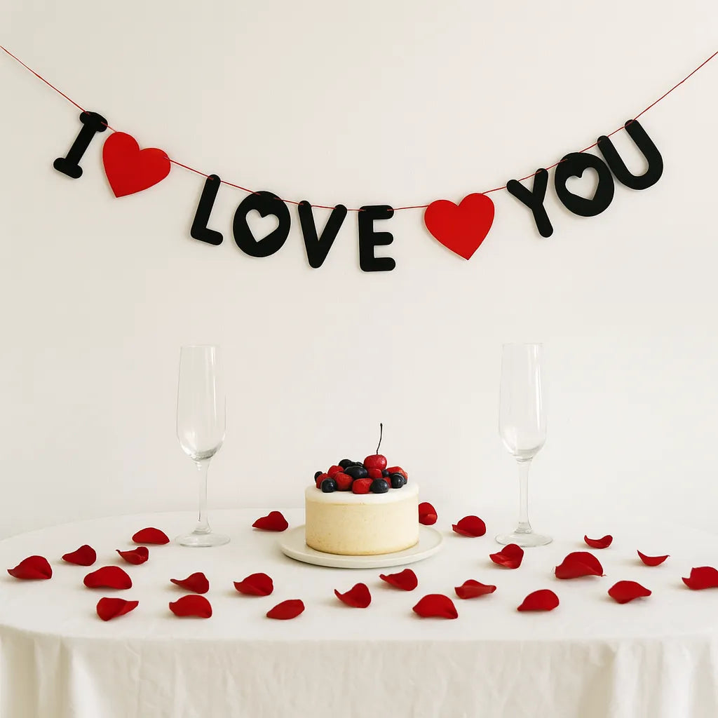 Guirlande I love You Design