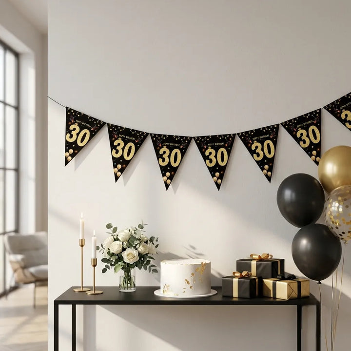 Guirlande Joyeux Anniversaire 30 Ans Moderne