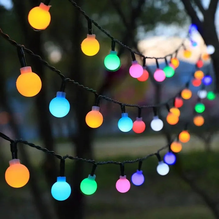 Guirlande LED Multicolore Solaire