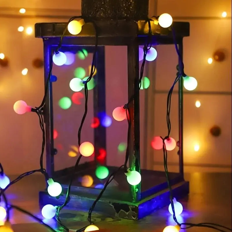 Guirlande LED Multicolore Solaire tropical