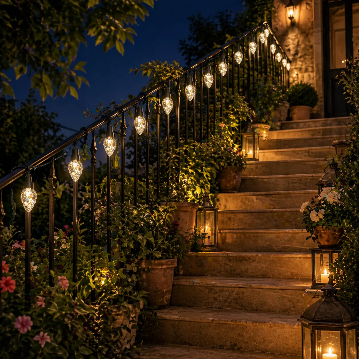 Guirlande LED solaire Extérieur