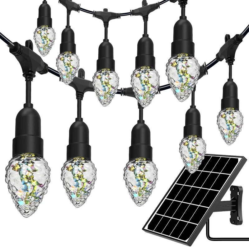Guirlande LED solaire Extérieur élégant