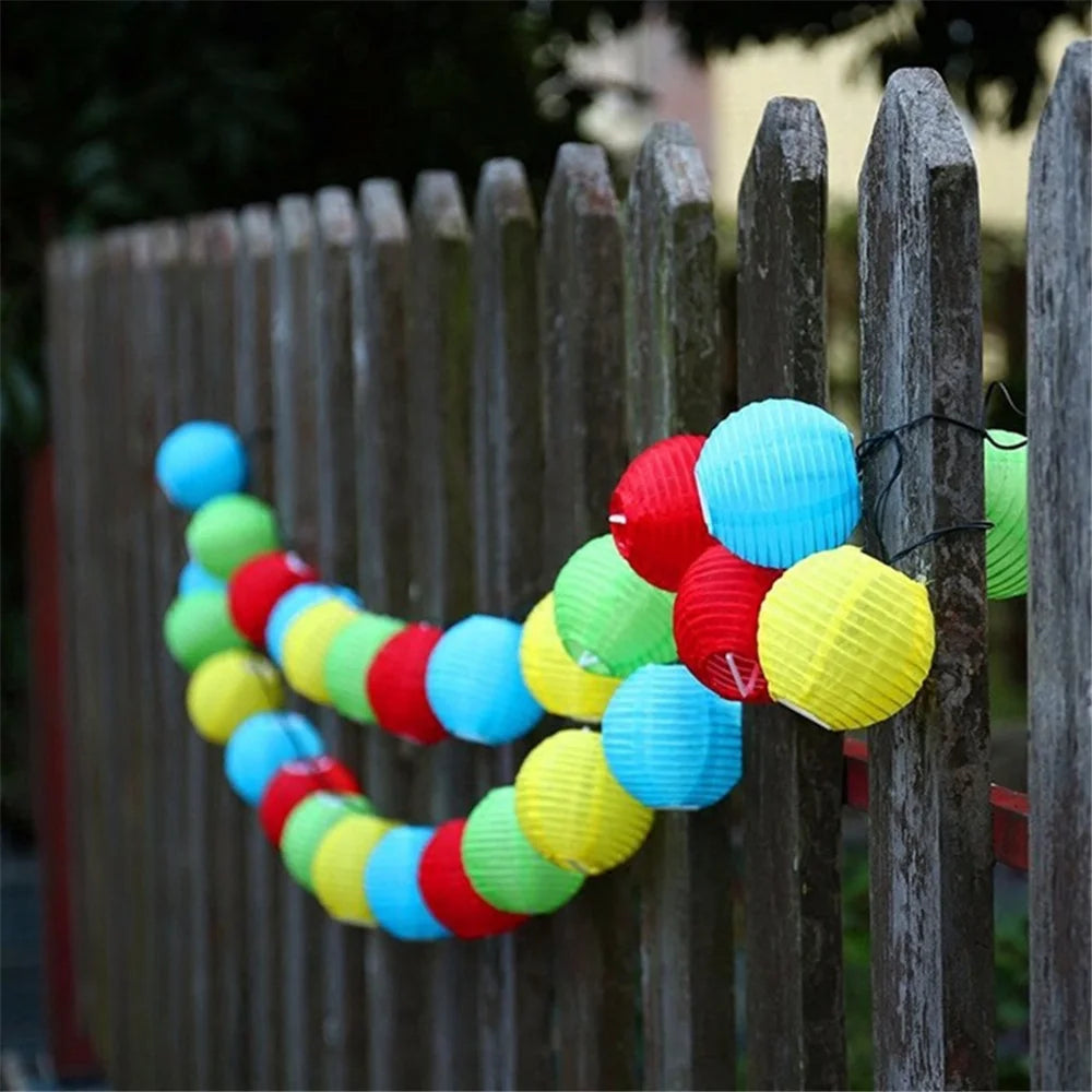 Guirlande Lanternes Colorées Harmonieux