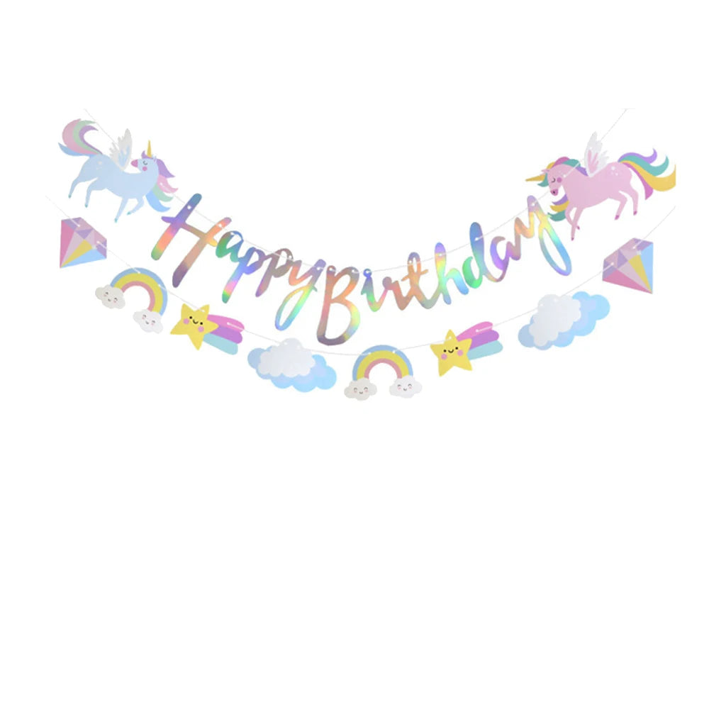 Guirlande Licorne Arc-en-ciel Féerique