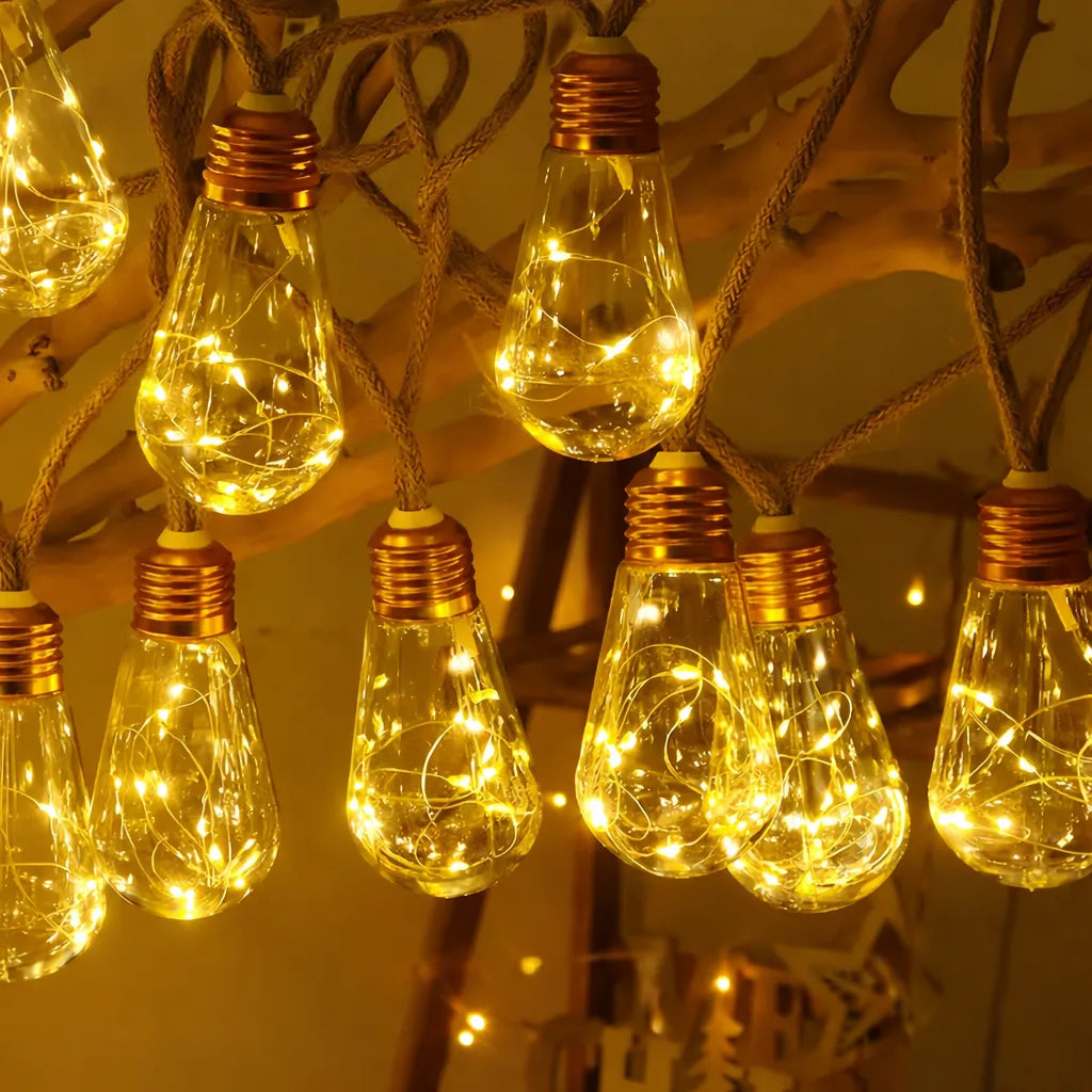 Guirlande Lumineuse Ampoules Design Elégant