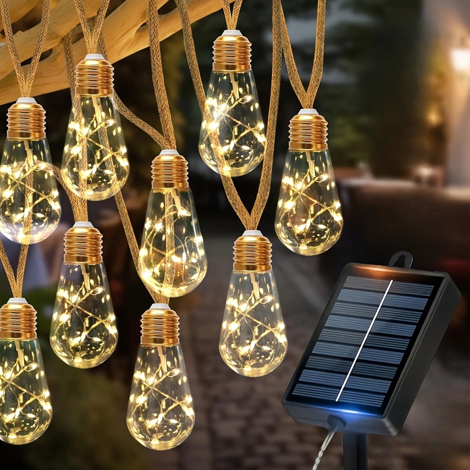 Guirlande Lumineuse Ampoules Design Festive