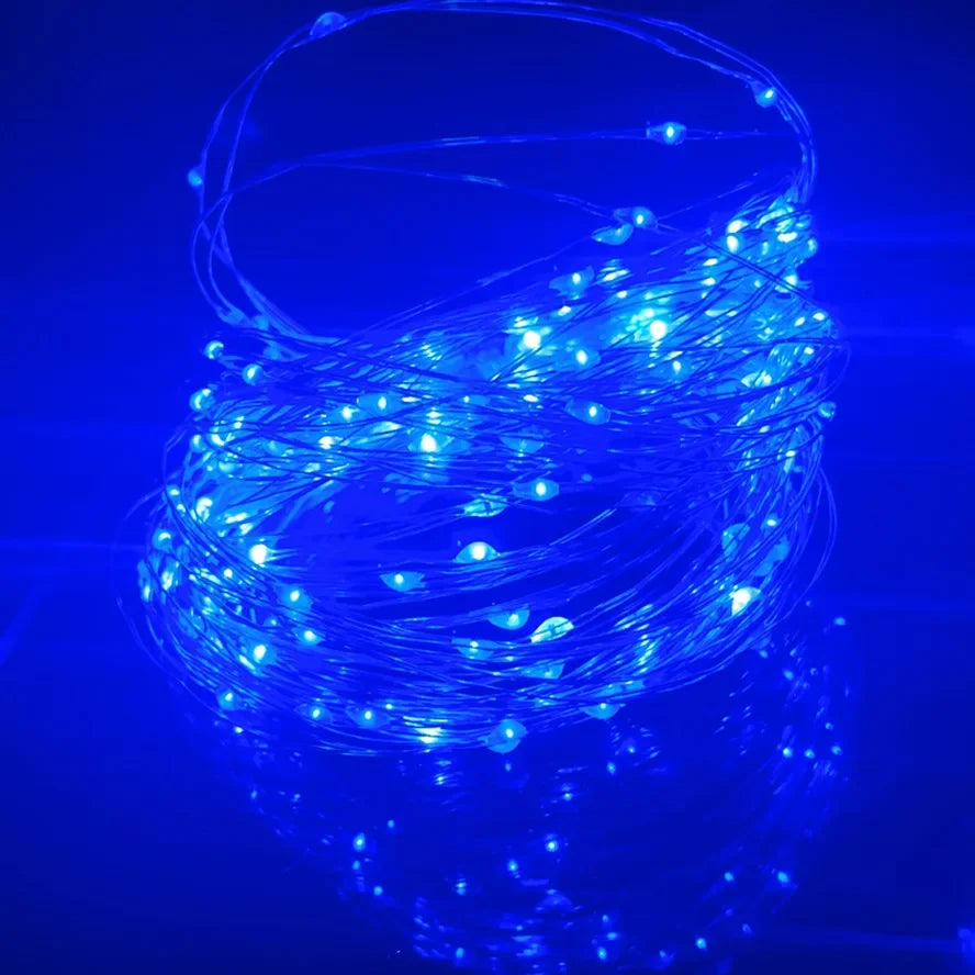Guirlande Lumineuse Bleue Sapin