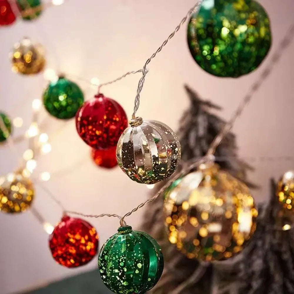 Guirlande Lumineuse à Boules Élégantes