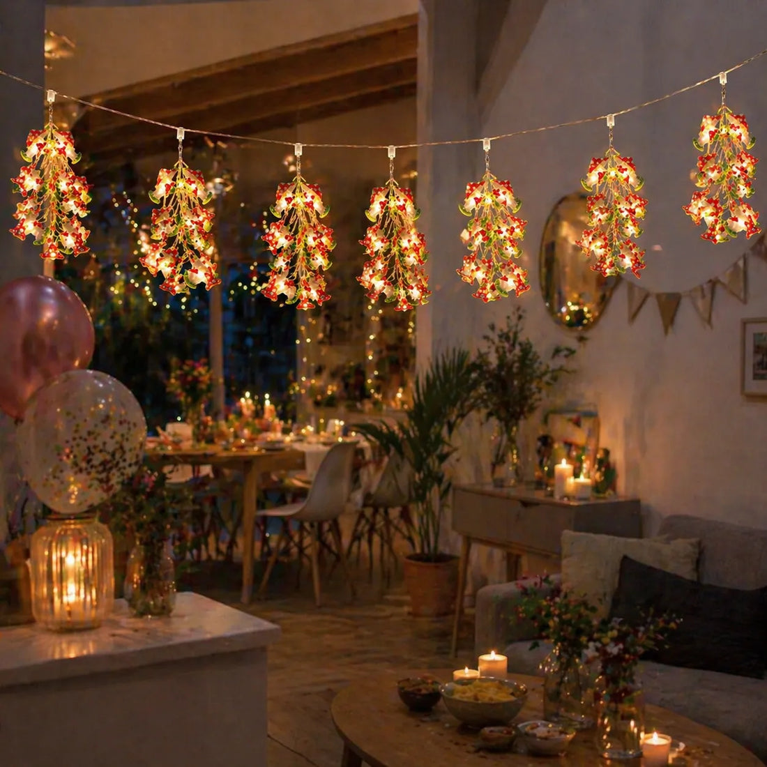 Guirlande Lumineuse Champignons Elégant