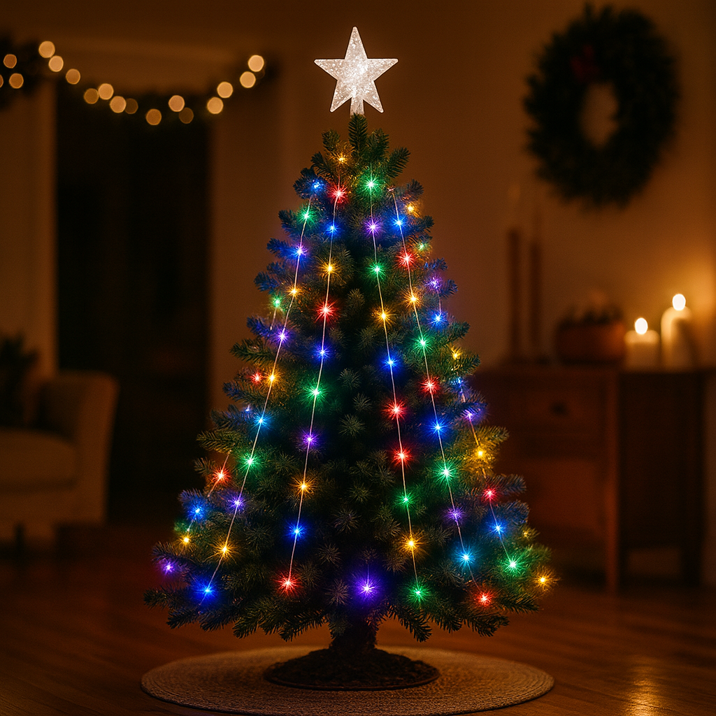 Guirlande Lumineuse Etoile Multicolore Design