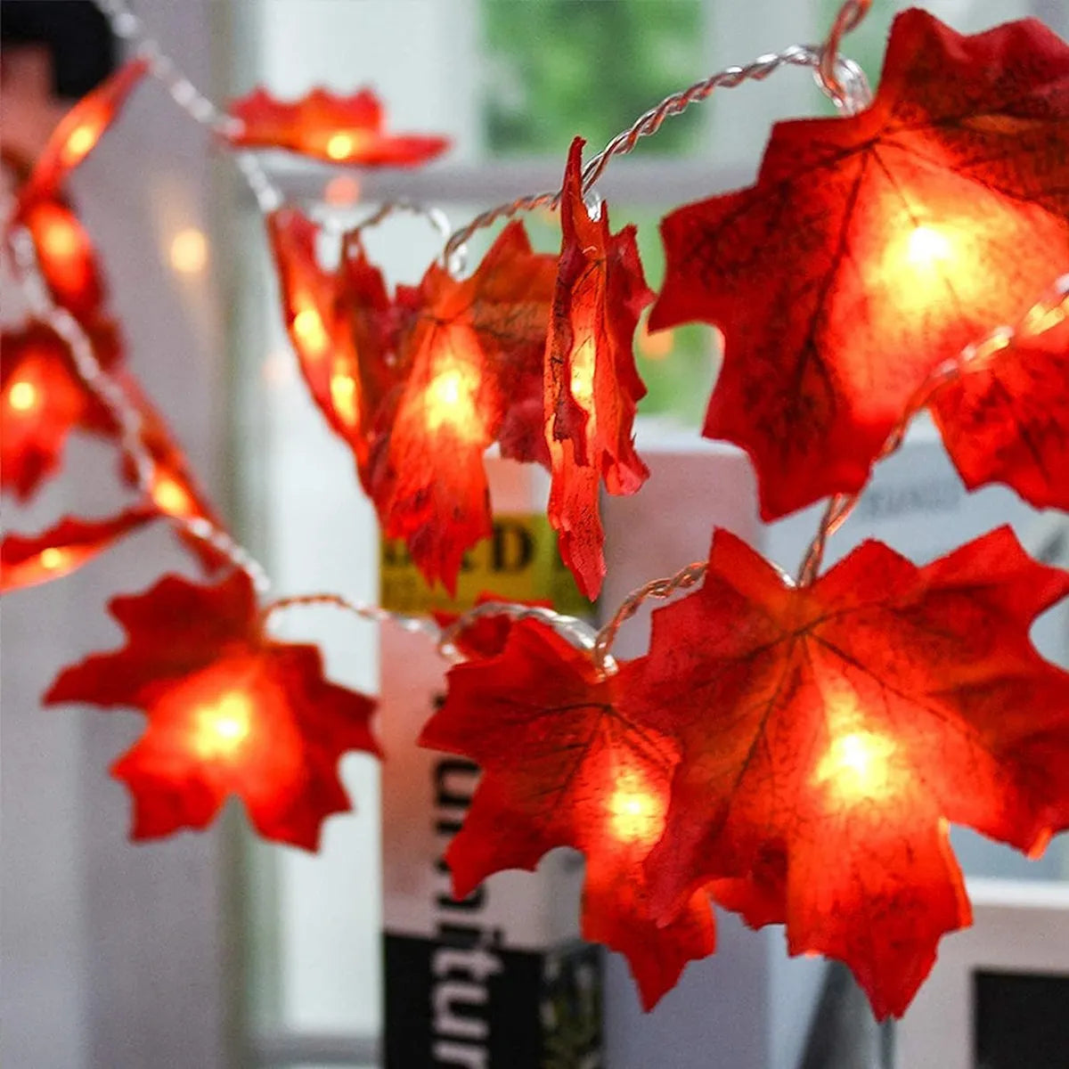 Guirlande Lumineuse Feuille d’Erable Automnal