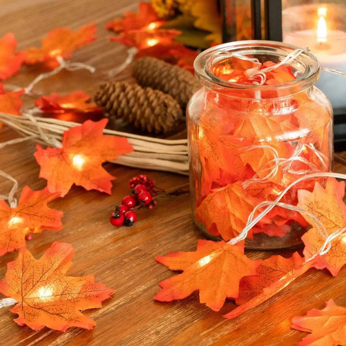 Guirlande Lumineuse Feuille d’Erable Douce