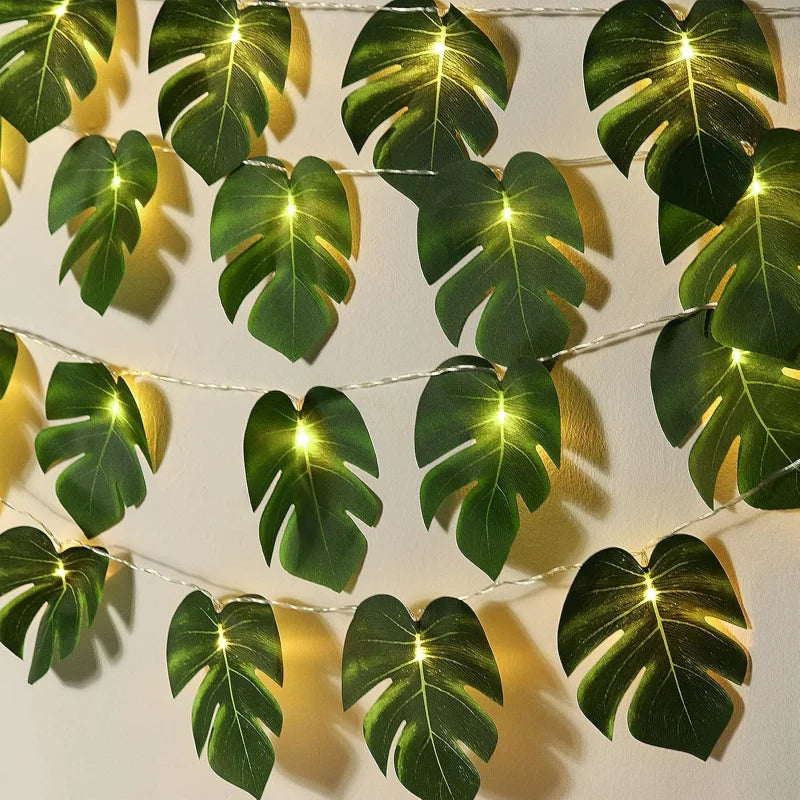 Guirlande Lumineuse Feuilles de Palmier 