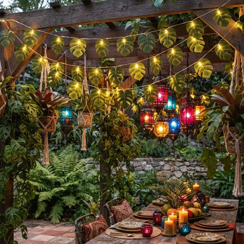 Guirlande Lumineuse Feuilles de Palmier Moderne