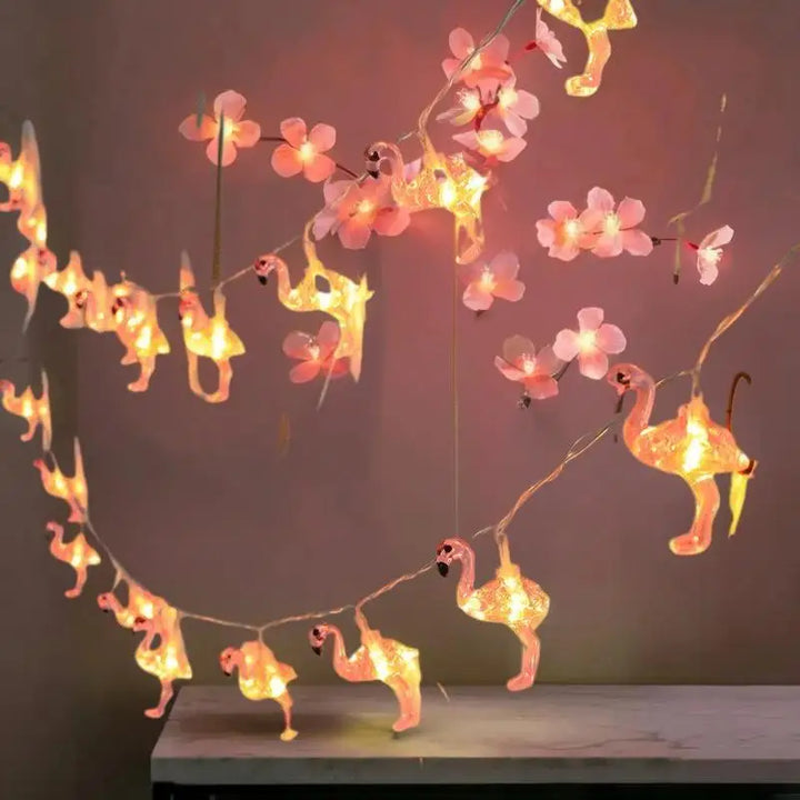 Guirlande Lumineuse Flamants Roses 