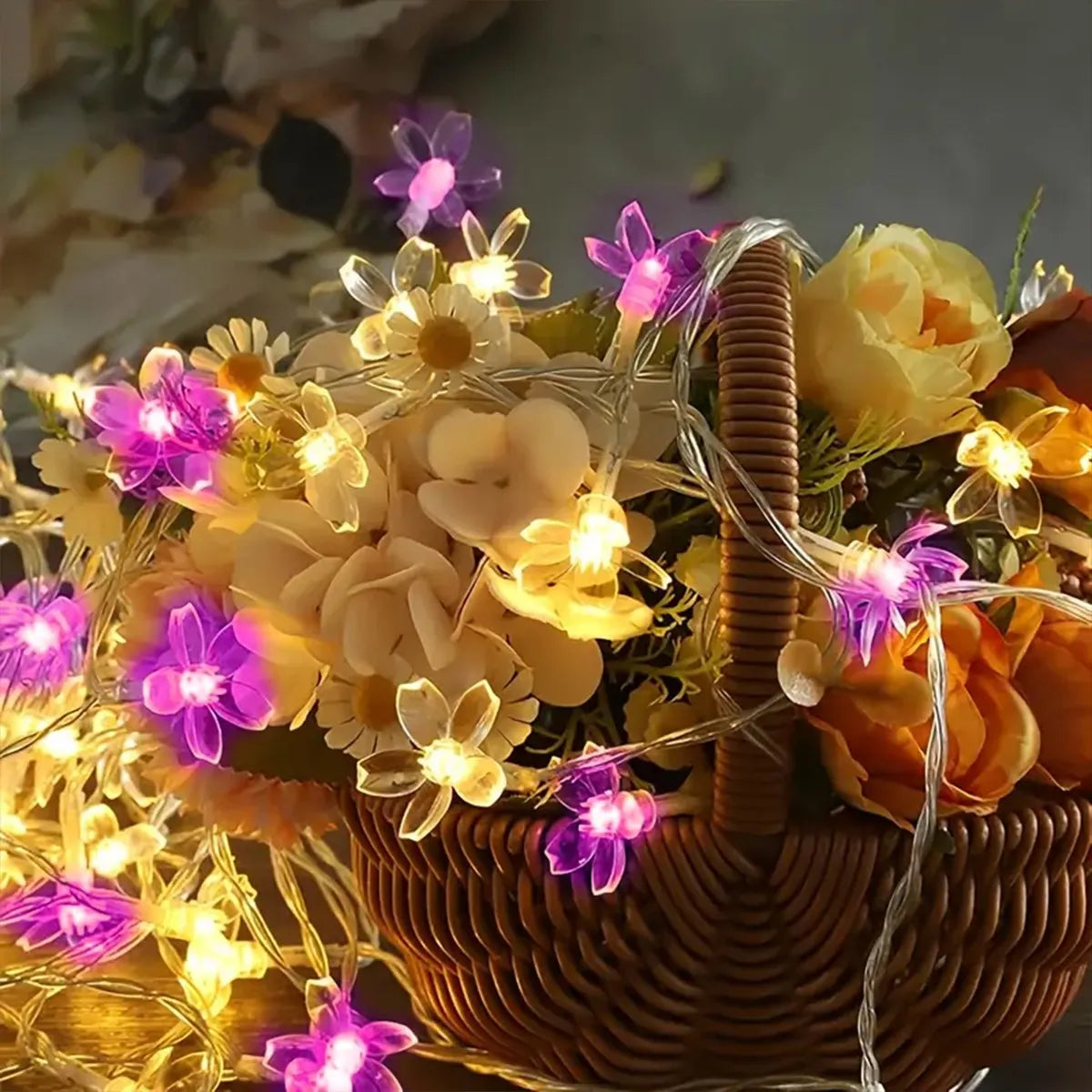 Guirlande Lumineuse Fleurs de Cerisier Design tendance