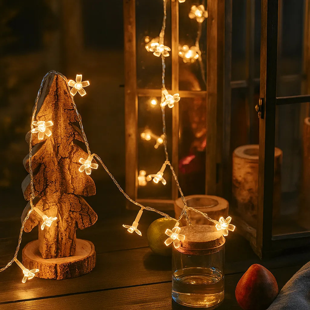 Guirlande Lumineuse Fleurs de Cerisier romantique