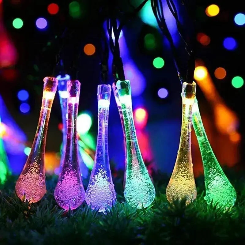 Guirlande Lumineuse Goutte D’Eau Multicolore stylé