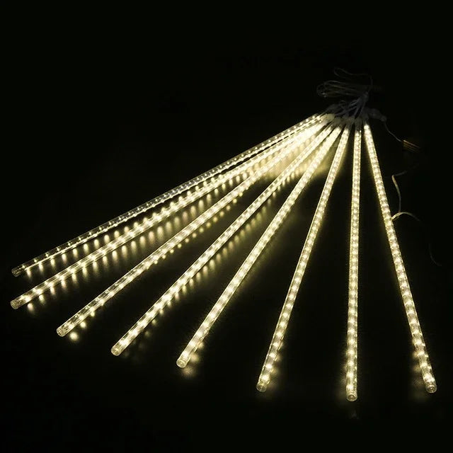 Guirlande Lumineuse LED Pluie Blanc Chaud stylé