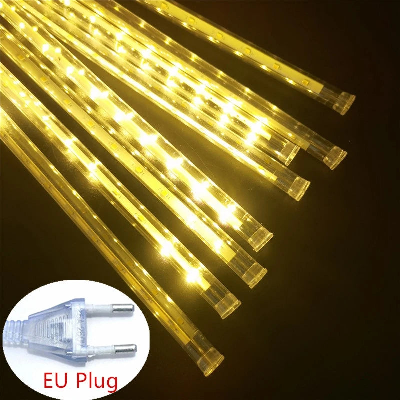 Guirlande Lumineuse LED Pluie Blanc Chaud tendance