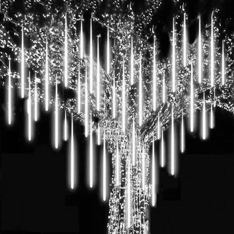 Guirlande Lumineuse LED Pluie Blanc Froid