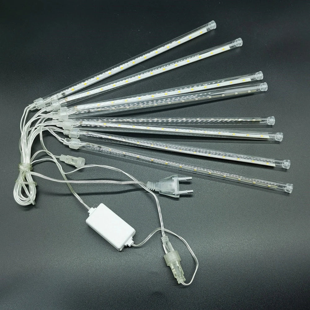 Guirlande Lumineuse LED Pluie Blanc Froid de qualité