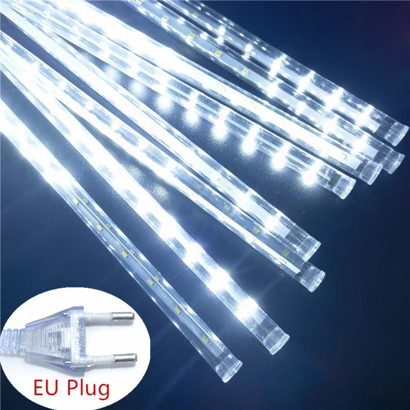 Guirlande Lumineuse LED Pluie Blanc Froid tendance