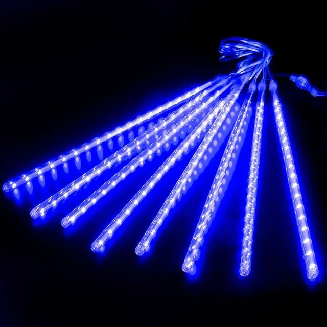 Guirlande Lumineuse LED Pluie Bleue