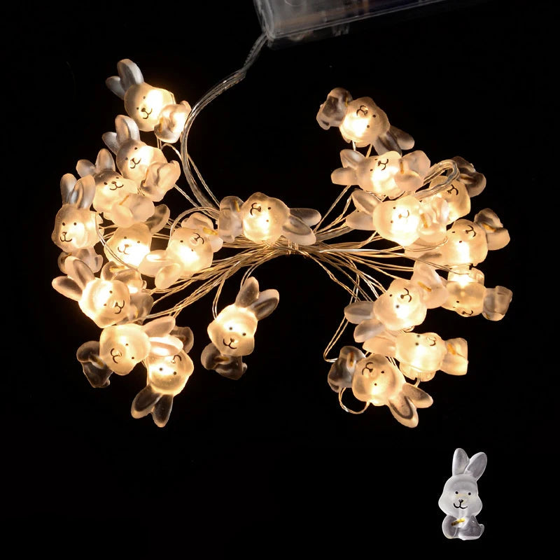 Guirlande Lumineuse Lapin de Pâques original